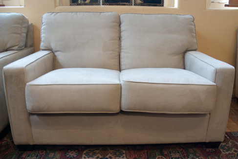 Appraisal: THREE PIECE MORAN MICROFIBRE LOUNGE SUITE