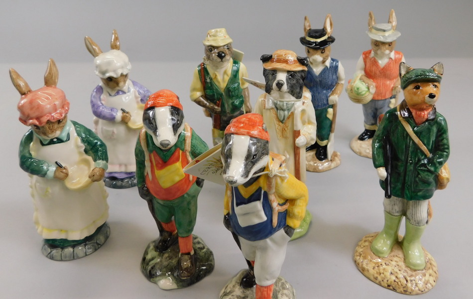 Appraisal: Various Beswick figures to include ECF Shepherd Sheepdog ECF Gardener