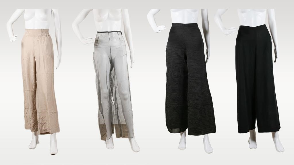 Appraisal: Gabriella Zanzani black worsted wool pants waist YeohLee New York