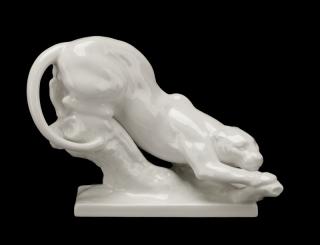 Appraisal: Erich Oehme Meissen Blanc de Chine Panther Erich Oehme German