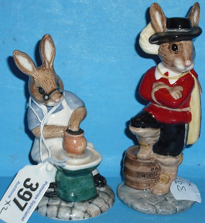 Appraisal: Royal Doulton Bunnykins Figures Cavalier DB U S A Special