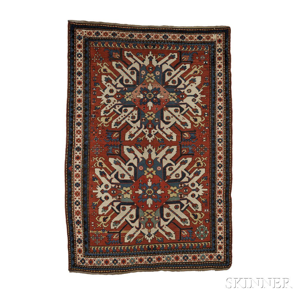 Appraisal: Eagle Karabagh Rug South Caucasus late th century the vivid