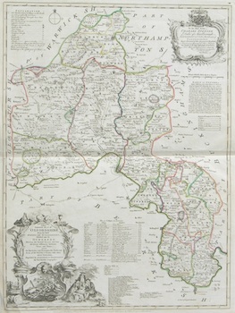 Appraisal: An Antique A New Improved Map of Oxfordshire by Thomas