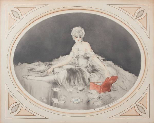 Appraisal: Louis Icart French - Love Letters Salom H C amp