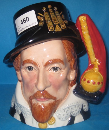 Appraisal: Royal Doulton Large Character Jug King James I D Boxed