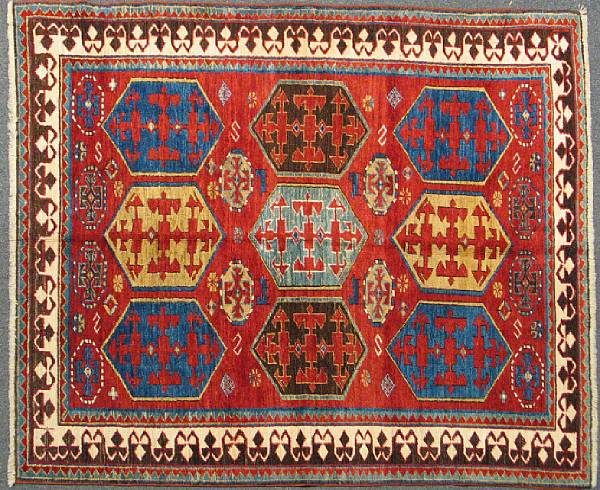 Appraisal: A Kazak rug size approximately ft in x ft in