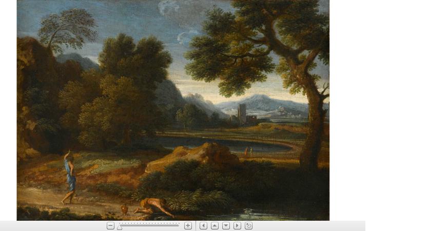 Appraisal: ATTRIBUTED TO GASPARD DUGHET CALLED 'GASPARD POUSSIN' french -