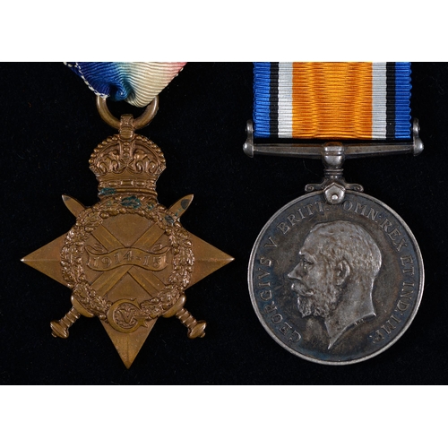 Appraisal: WWI pair - Star and British War Medal R E