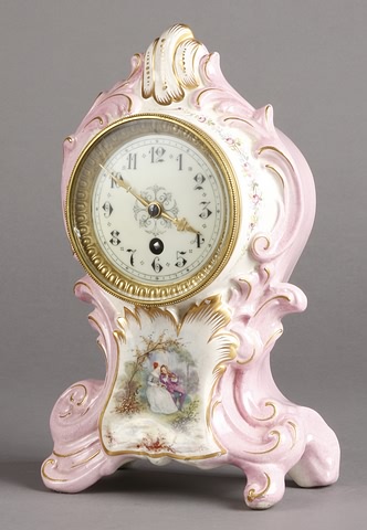 Appraisal: Circa porcelain case day time only movement t w minor