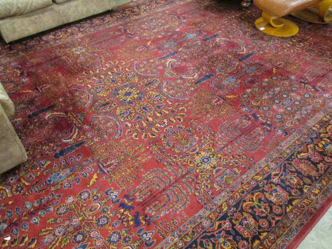 Appraisal: VINTAGE KARASTAN AMERICAN ORIENTAL CARPET Lanamar Collection Persian Kashan pattern