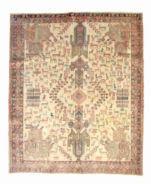 Appraisal: A Tabriz rug size approximately ft in x ft in