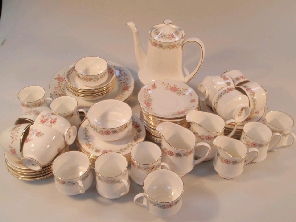 Appraisal: A Paragon 'Belinda' pattern tea and coffee service with floral