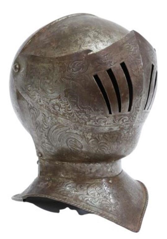 Appraisal: Armor helmet believed to be th th c the steel