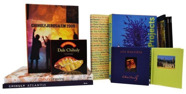 Appraisal: lot of Dale Chihuly art books titles including Chihuly in