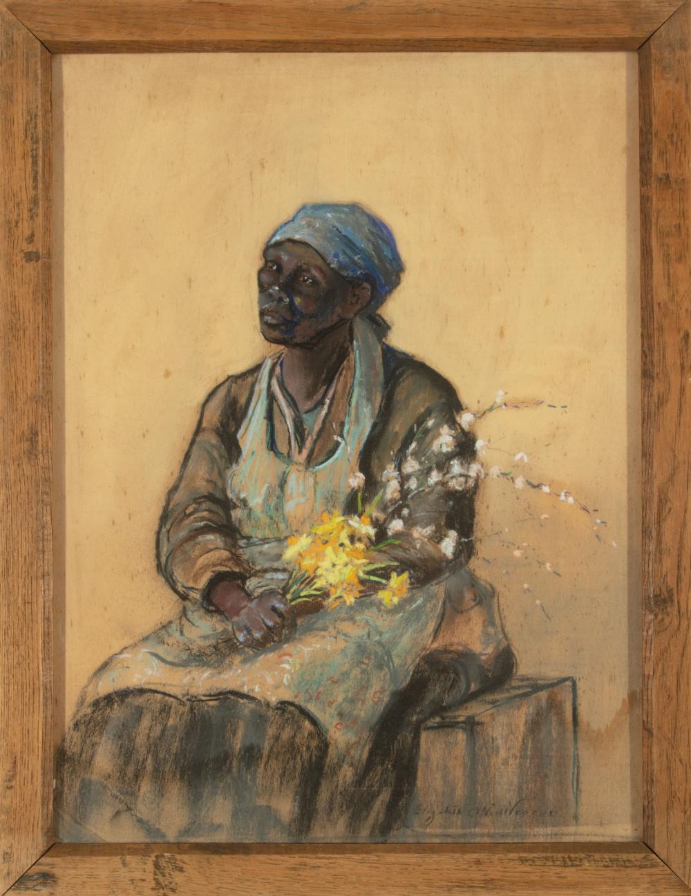 Appraisal: Elizabeth O'Neill Verner American South Carolina - Seated Flower Seller