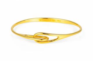 Appraisal: A Tiffany Co Gold Bangle A Tiffany Co Gold Bangle