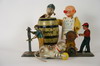 Appraisal: TOY LOT - Lot of five tin mechanical toys -