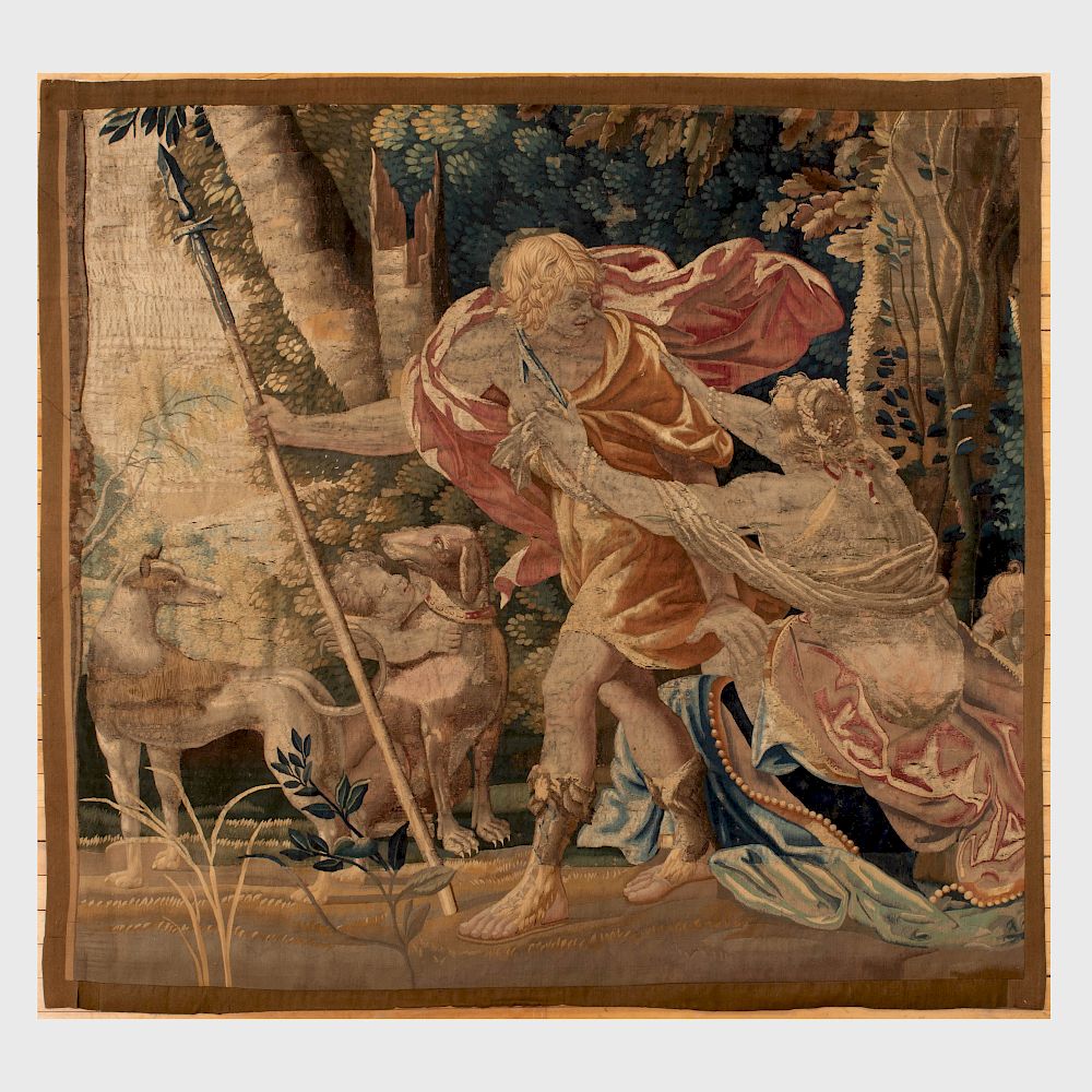 Appraisal: Gobelin Tapestry Attributed to Simon Vouet - After a classical