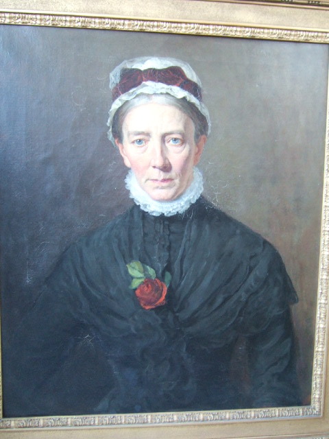 Appraisal: English School late th century Portrait of an elderly lady