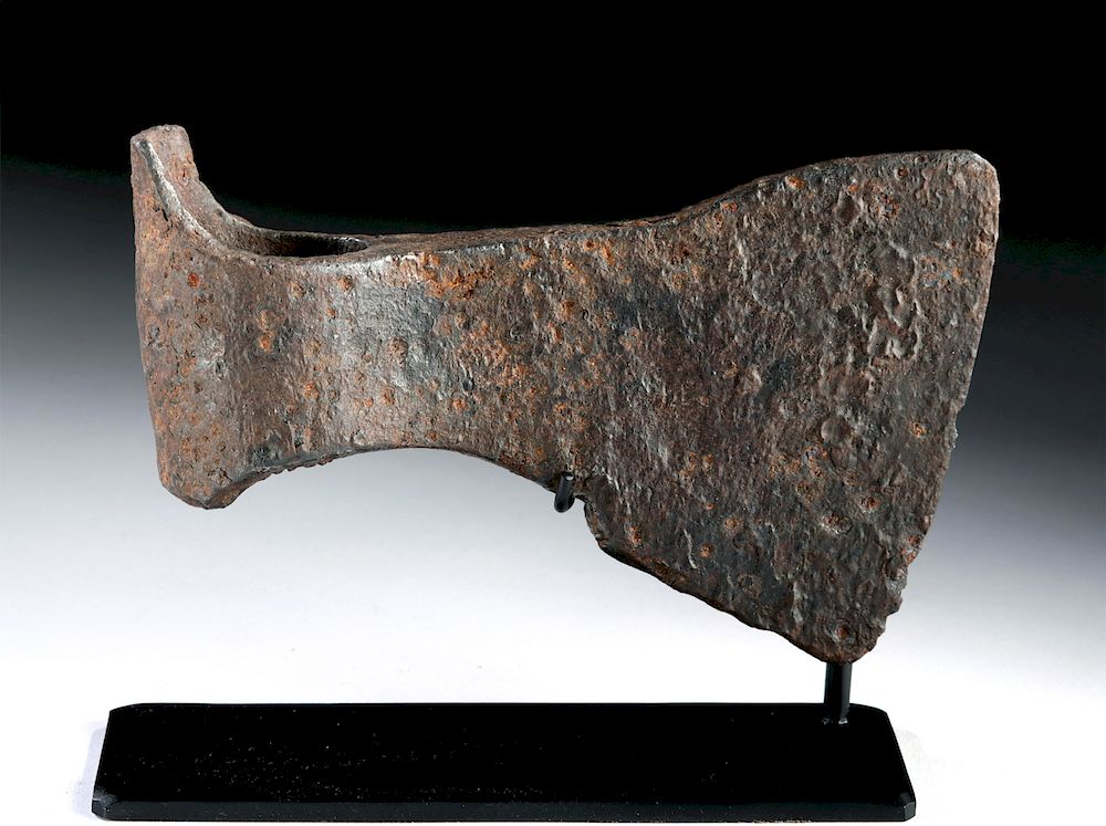 Appraisal: Viking Iron Axe Head Northern Europe Viking or Norse culture