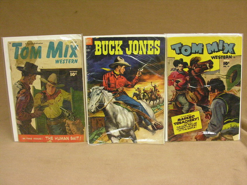 Appraisal: TOM MIX BUCK JONES COMICS Condition Please see photos