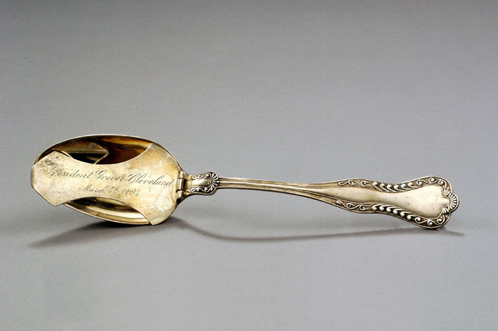 Appraisal: AMERICAN SILVER MUSTACHE SPOON WILLIAM B DURGIN CO CONCORD NEW