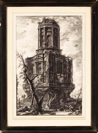 Appraisal: Giovanni Battista Piranesi Italian - Avanzi di un Sepolcro Oggi