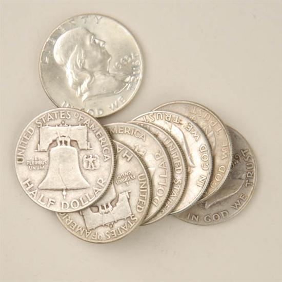 Appraisal: Franklin Half Dollars