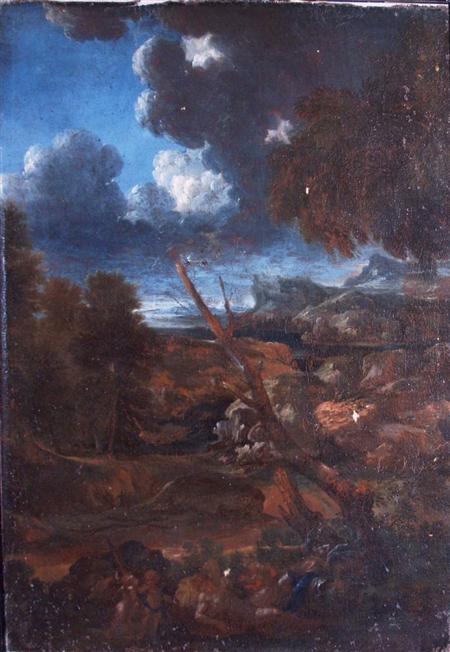 Appraisal: Circle of Nicolas Poussin Venus Discovering the Slain Adonis in