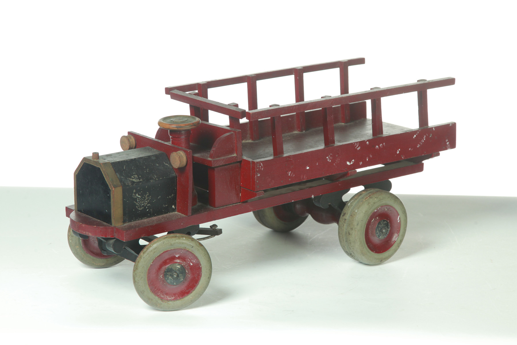 Appraisal: TRICKY-TRUCK FLAT BED TRUCK MADE BY DANIEL B JONES Myricks