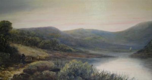 Appraisal: John Day At waters edge Oil on canvas Signed lower