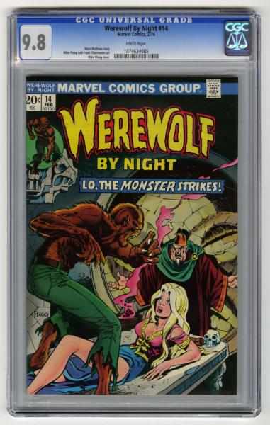 Appraisal: Werewolf By Night CGC Marvel Comics Click for full description