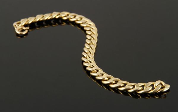 Appraisal: - K Yellow Gold Bracelet K yellow gold bracelet approximately