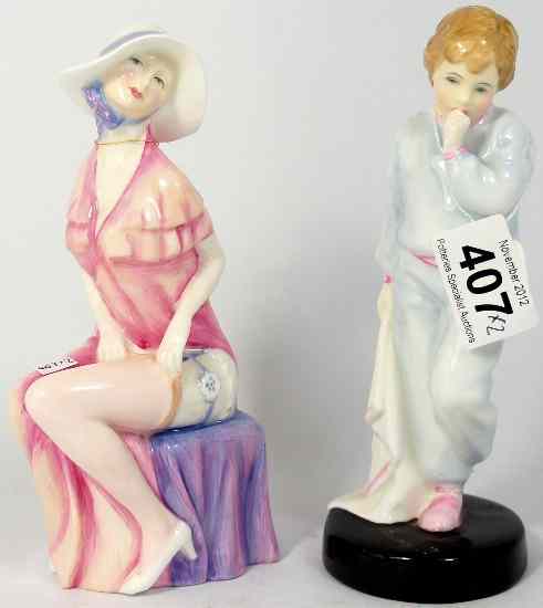 Appraisal: Royal Doulton Figures Harriett HN and Sleepy Darling HN