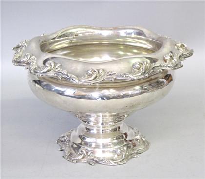 Appraisal: Sterling silver centerpiece bowlrogers th century