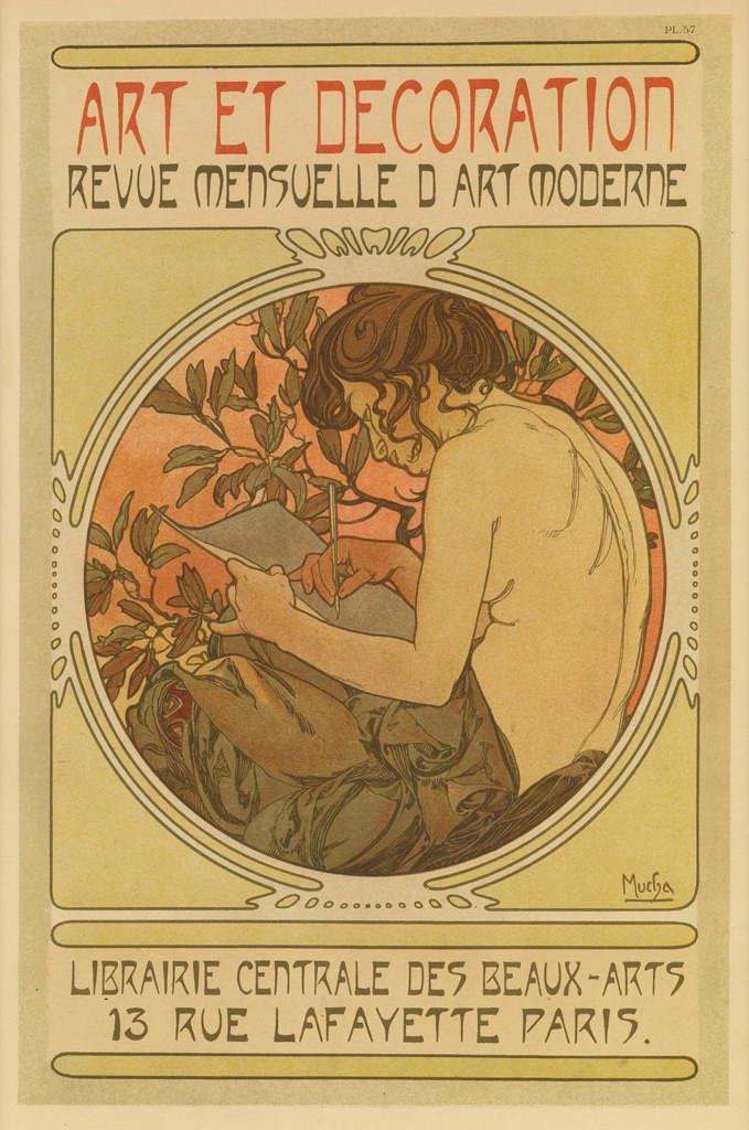 Appraisal: ALPHONSE MUCHA - ART ET DECORATION Documents D coratifs pl