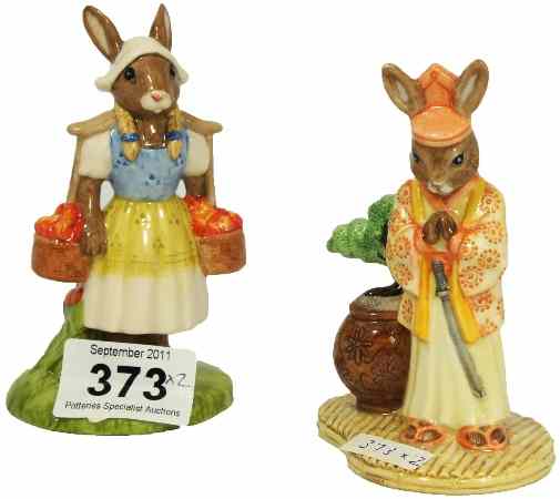 Appraisal: Royal Doulton Bunnykins Dutch DB and Samurai DB both Limited