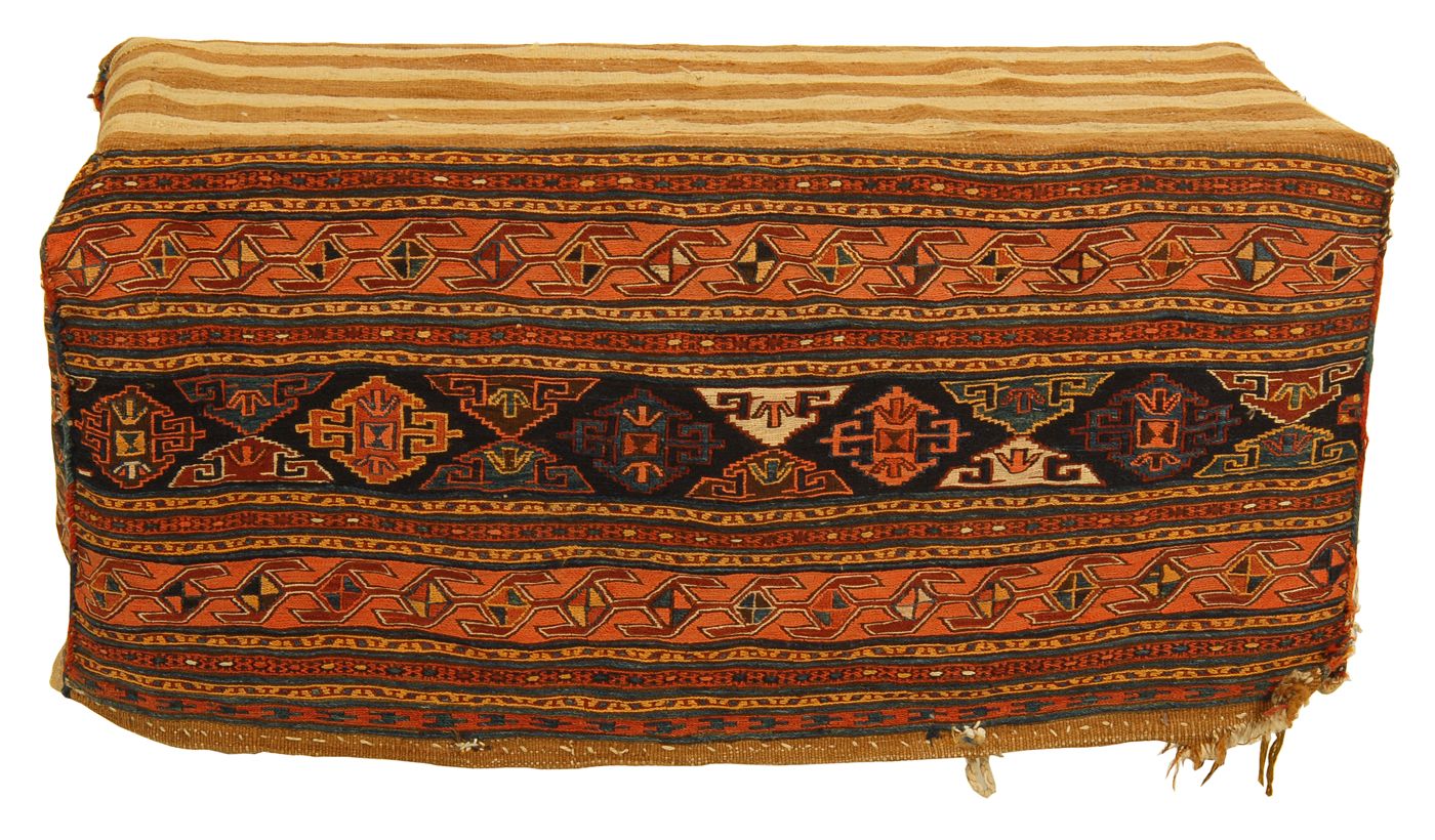 Appraisal: ORIENTAL RUG SOUMAC TRUNK COVER ' x ' x '