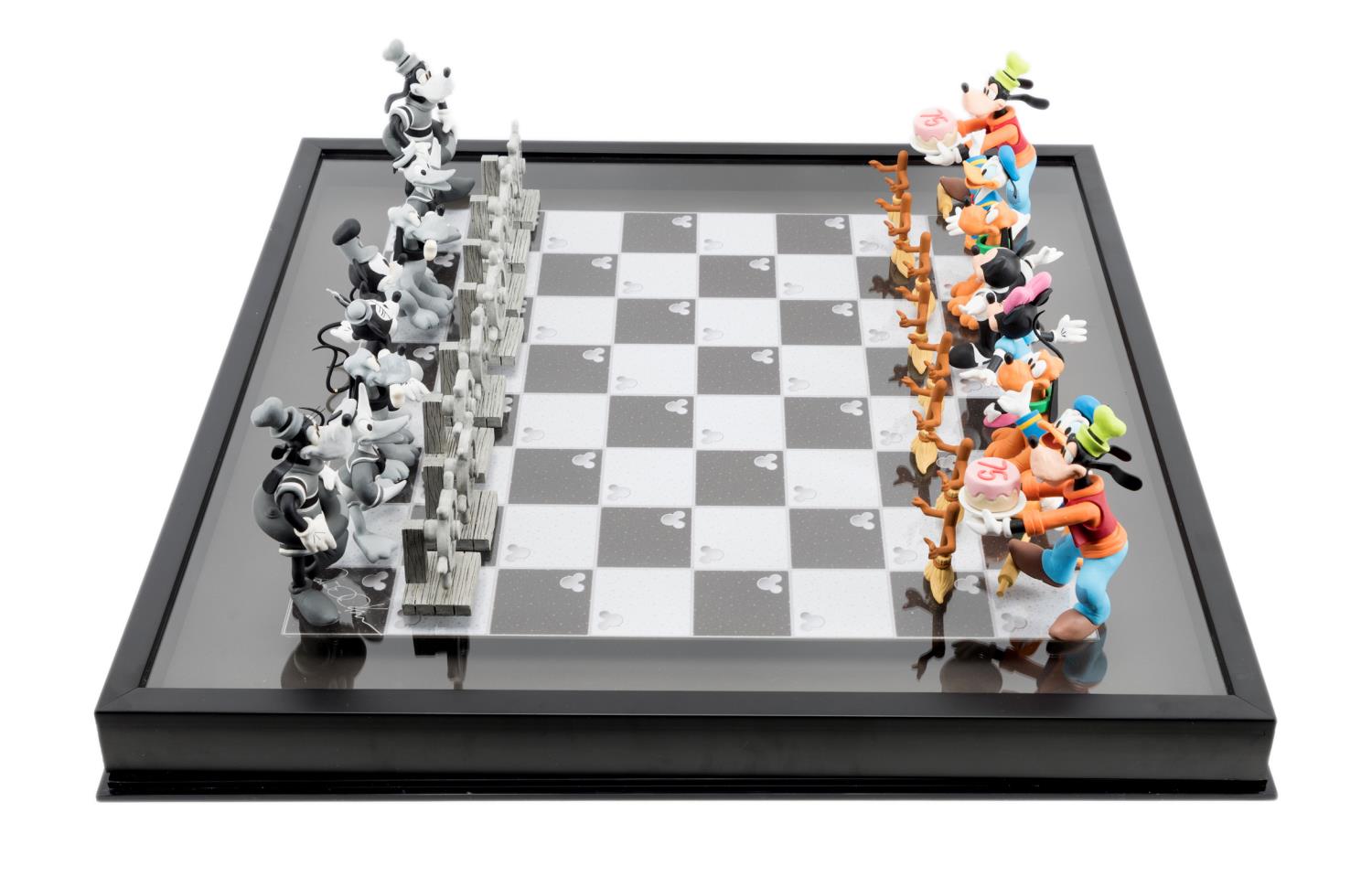 Appraisal: DAVID KRACOV LIMITED ED DISNEY CHESS SET Walt Disney Limited