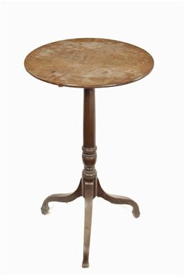 Appraisal: A Regency mahogany tripod table in cm h in cm