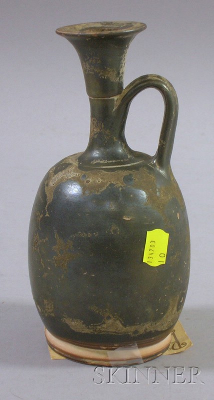 Appraisal: South Italian Greek Oil Jar with handle and flared neck