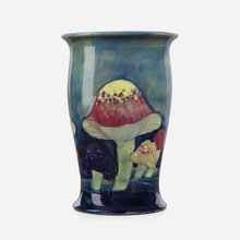 Appraisal: Moorcroft Pottery Fine Claremont vase with toadstools c - glazed