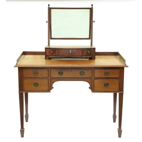 Appraisal: An Edwardian mahogany washstand cm h x cm and a