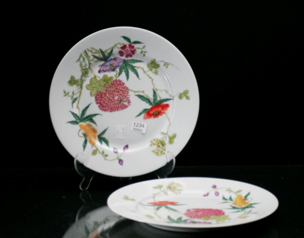 Appraisal: Seven Limoges plates