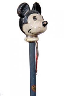 Appraisal: Mickey Mouse Disney Cane- Ca - A rare and hard