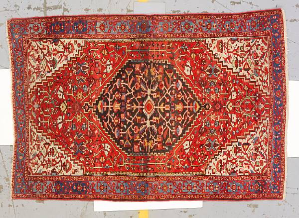 Appraisal: A Malayer rug Central Persia late th century size approximately