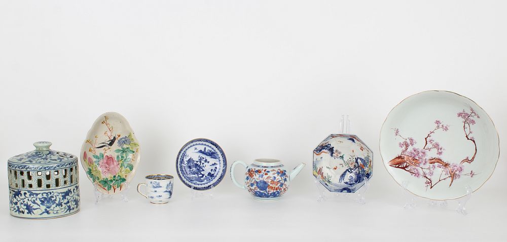 Appraisal: Chinese Porcelain Articles Chinese Porcelain Articles Largest Diameter in Condition