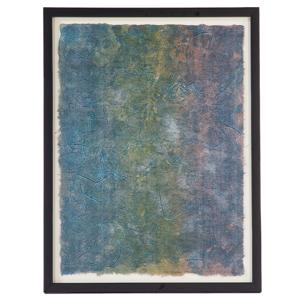 Appraisal: Sam Gilliam Nile lithograph American b lithograph on handmade paper