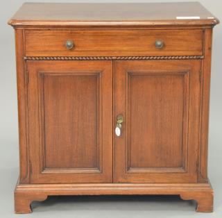 Appraisal: Humidor Cognac cabinet by Benson and Hedges walnut cabinet with