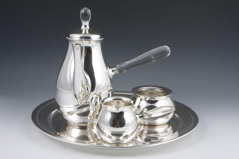 Appraisal: JE Caldwell Petit Dejeuner Sterling Tea Set four piece sterling